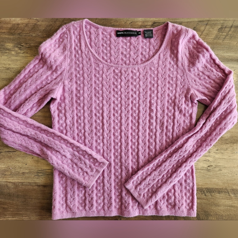 100% Cashmere Sweater Pink Size Small EXCELLENT CONDITION